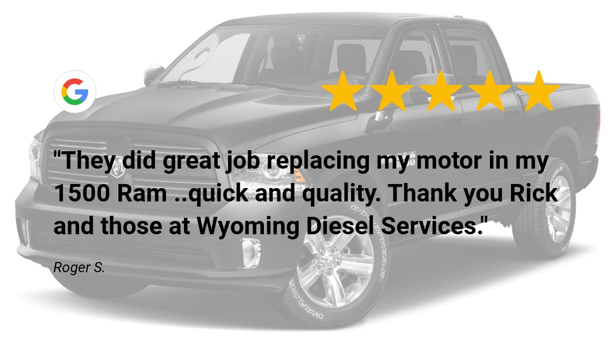 WyomingDiesel's tweet photo. Do you know we work on pickups too?  Another great review from one of our customers...... https://t.co/9YtK2uVFim