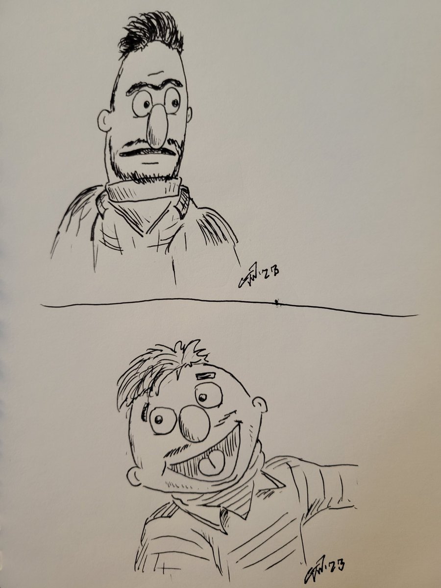 CoreyHasIssues's tweet image. Hey Bert! #drawsomething #createsomething #doart #doodles #coreyhasissues #bertandernie #makeyourownkindofmusic