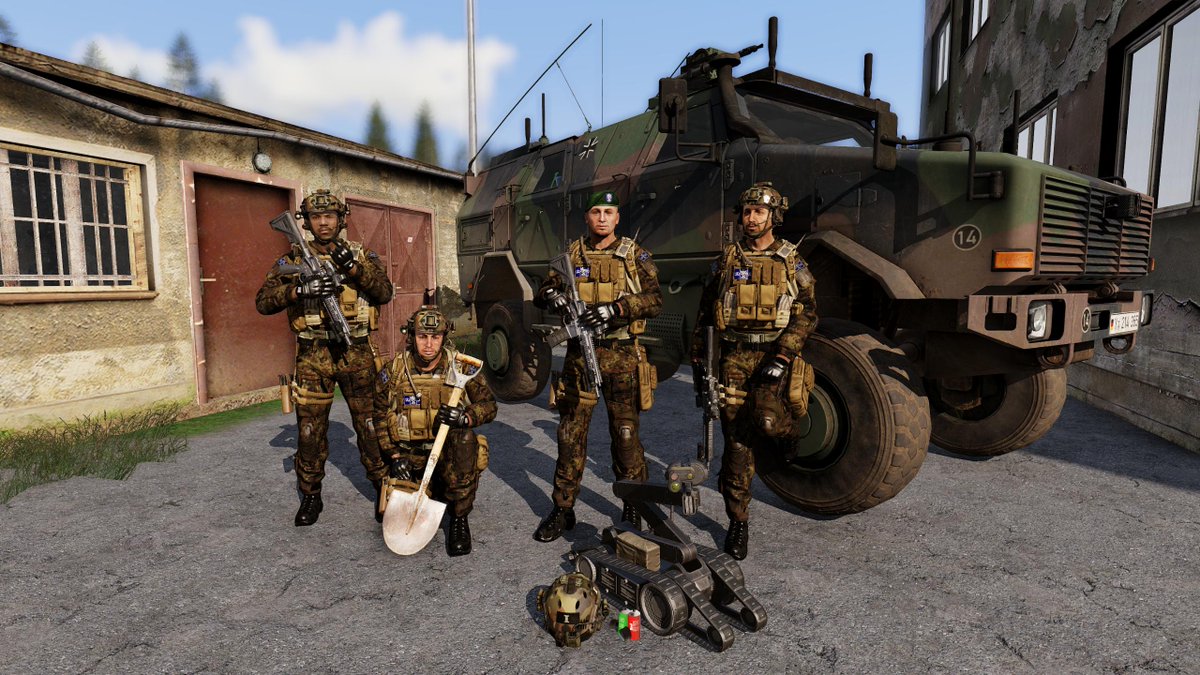 TTT_ArmA's tweet image. Es geht weiter - kommenden Freitag setzen wir unsere #Kampagne XIII mit der 4. Mission fort! Unser Pioniertrupp Blau unterstützt die Infanterie seit Tag 1. #Gaming #MilitarySimulation #Arma3