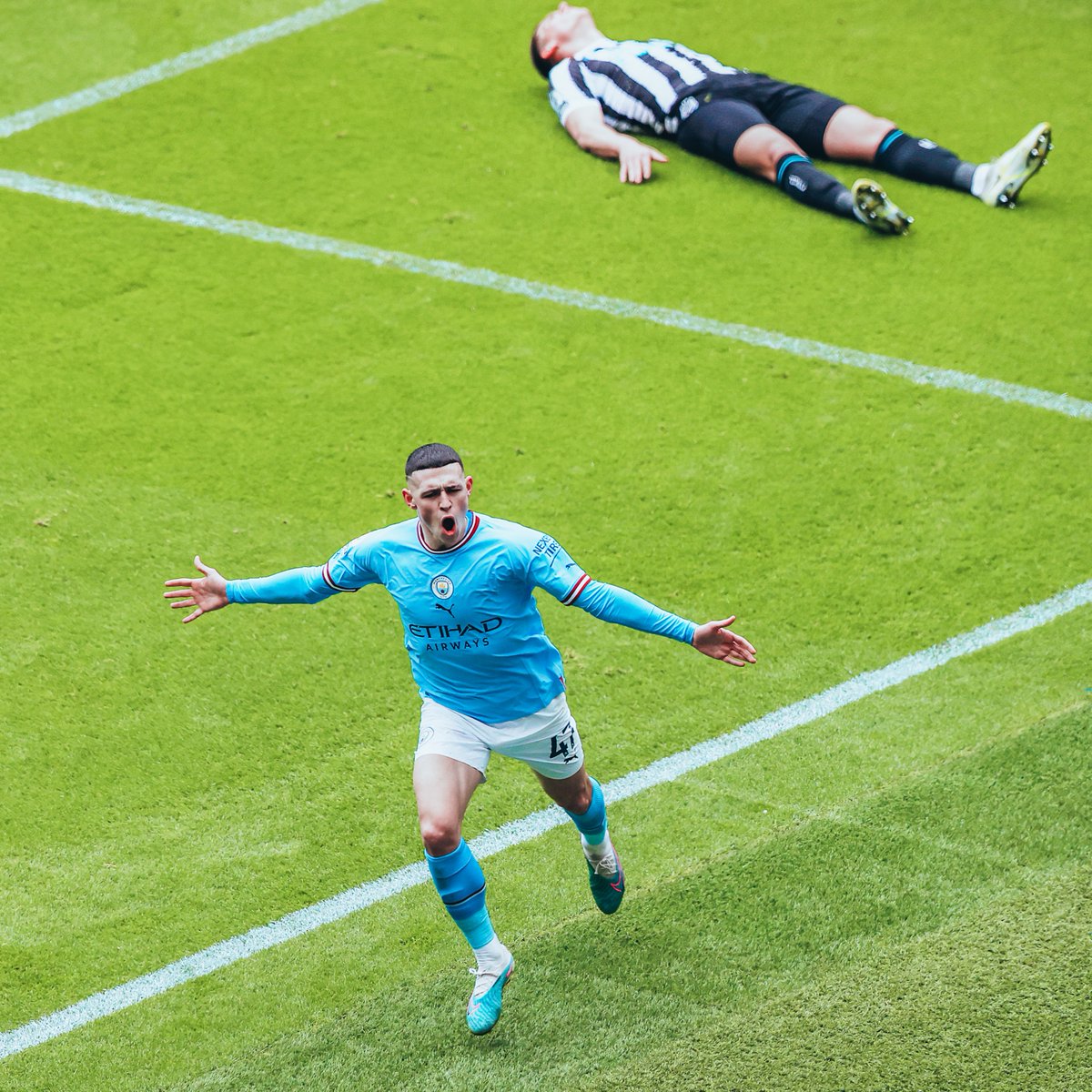 Hang it in the Louvre! 🖼️

🔵 1-0 ⚫️ #ManCity