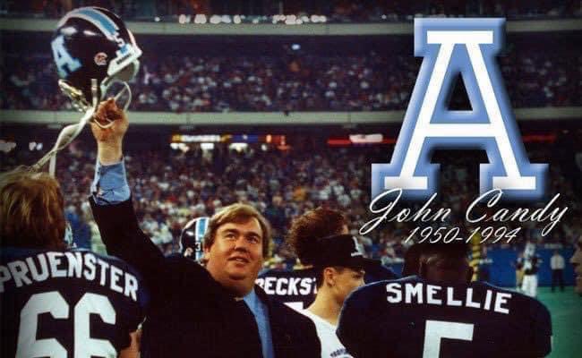 JSBroom43's tweet photo. John Franklin Candy (October 31, 1950 β March 4, 1994). Remembering The Canadian Legend. If donβt remember some part of your life being touched by his work, you missed out. π¨π¦ #johncandy #weallmissyou #nothingbutloveandrespect #legend #icon #torontoargos #truedoubleblue https://t.co/8z9BcxUy4C