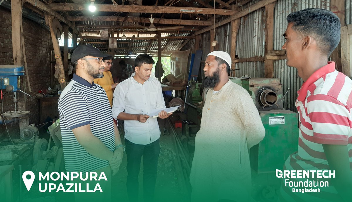 greentechfbd's tweet photo. GreenTech Foundation Bangladesh organized a Focus Group Discussion about Green Business Transformation by Renewable Energy at Monpura Upazilla: An Action For Climate Resilience!
#greentech #bangladesh #greenenvironment #greenentrepreneurs #focusgroupdiscussion #Monpura https://t.co/QvRV8aiHoo
