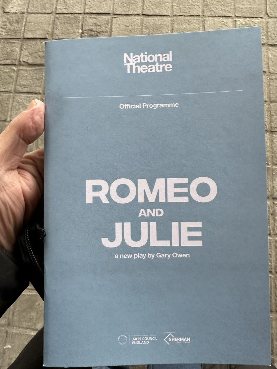 Todays entertainment #RomeoAndJulie @NationalTheatre