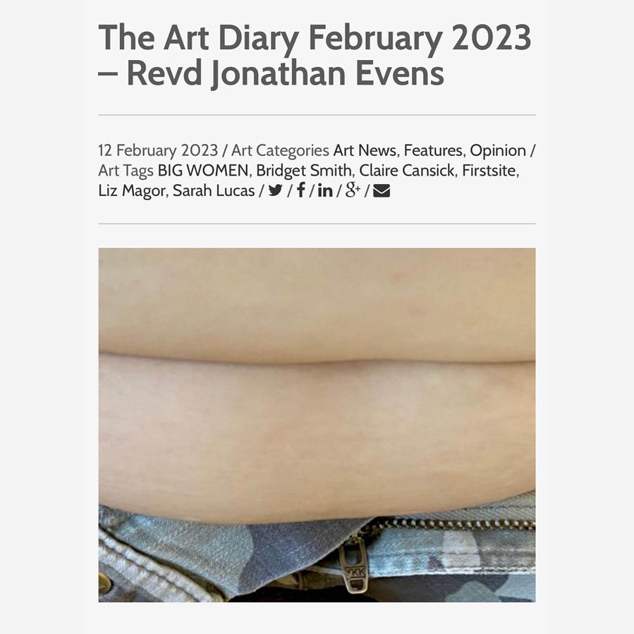 LauraJeanHealey's tweet photo. While @BigScreenSouth Artist Associate Programme @FPGSouthend closed yesterday, you can read about my work in @jevens ‘The Art Diary 2023’ for @Artlyst.
https://t.co/G4qXnsIq76
#art #focalpointgallery #artist #artlyst #bigscreen #bigwomen #filmart #artistmovingimage #southend https://t.co/BkQxYFfBhi