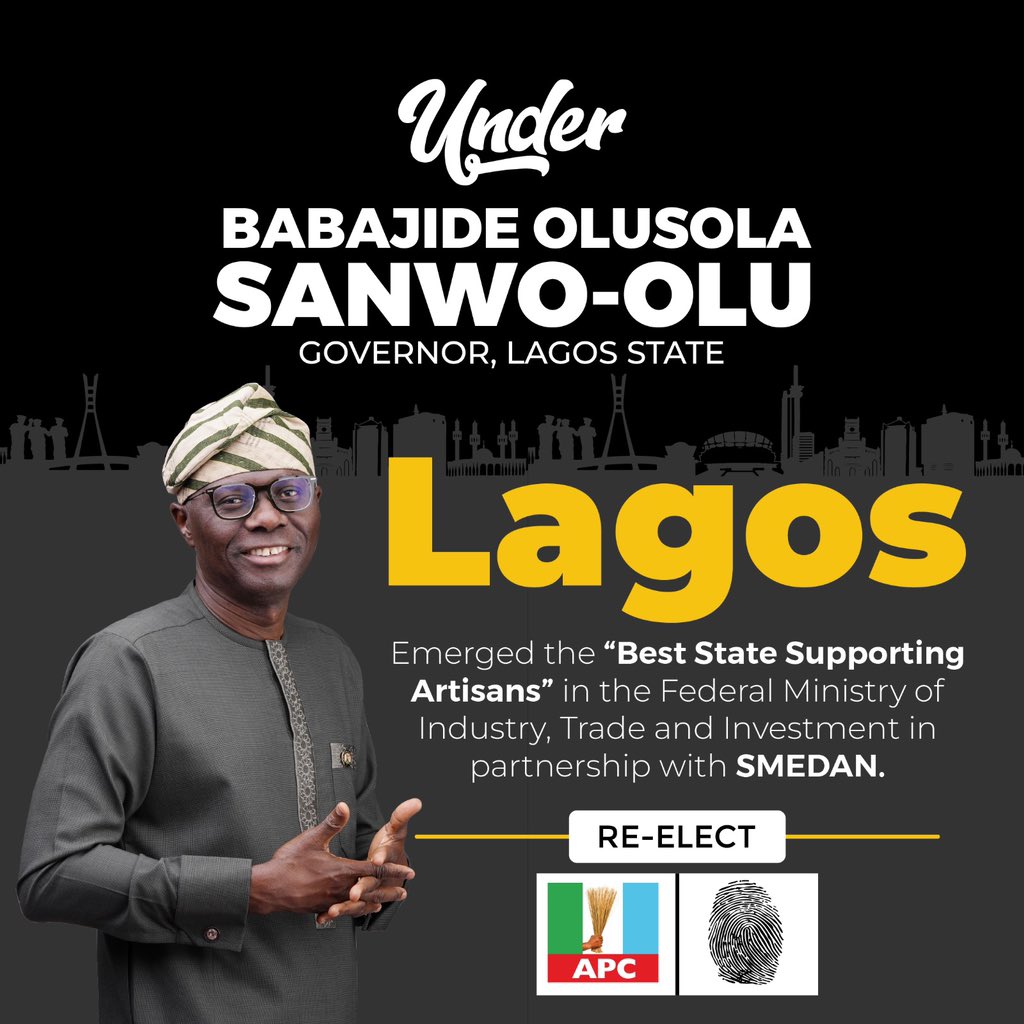 Gasbytweet's tweet photo. #SanwoAgain https://t.co/7K09X61MDe