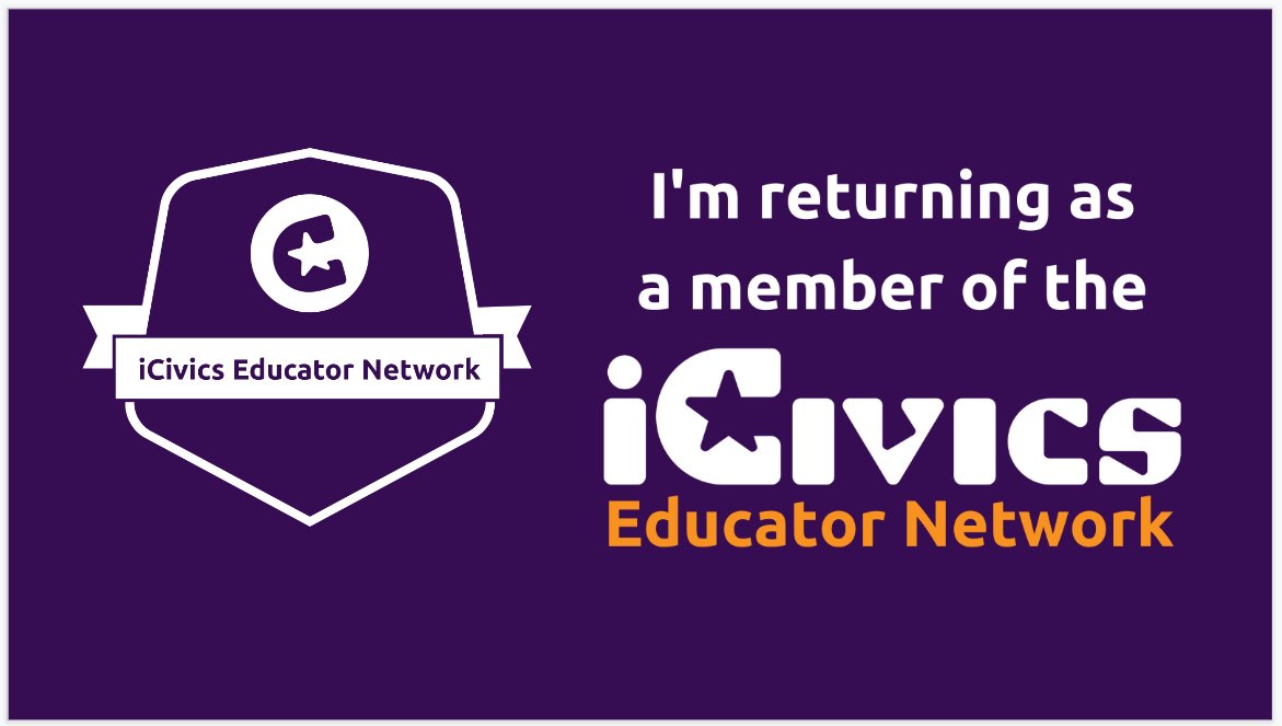 I am excited to continue to work with #icivicsednet to promote Justice O’Connor’s vision to ensure every student receives a high-quality civic education and becomes engaged in – and beyond – the classroom.