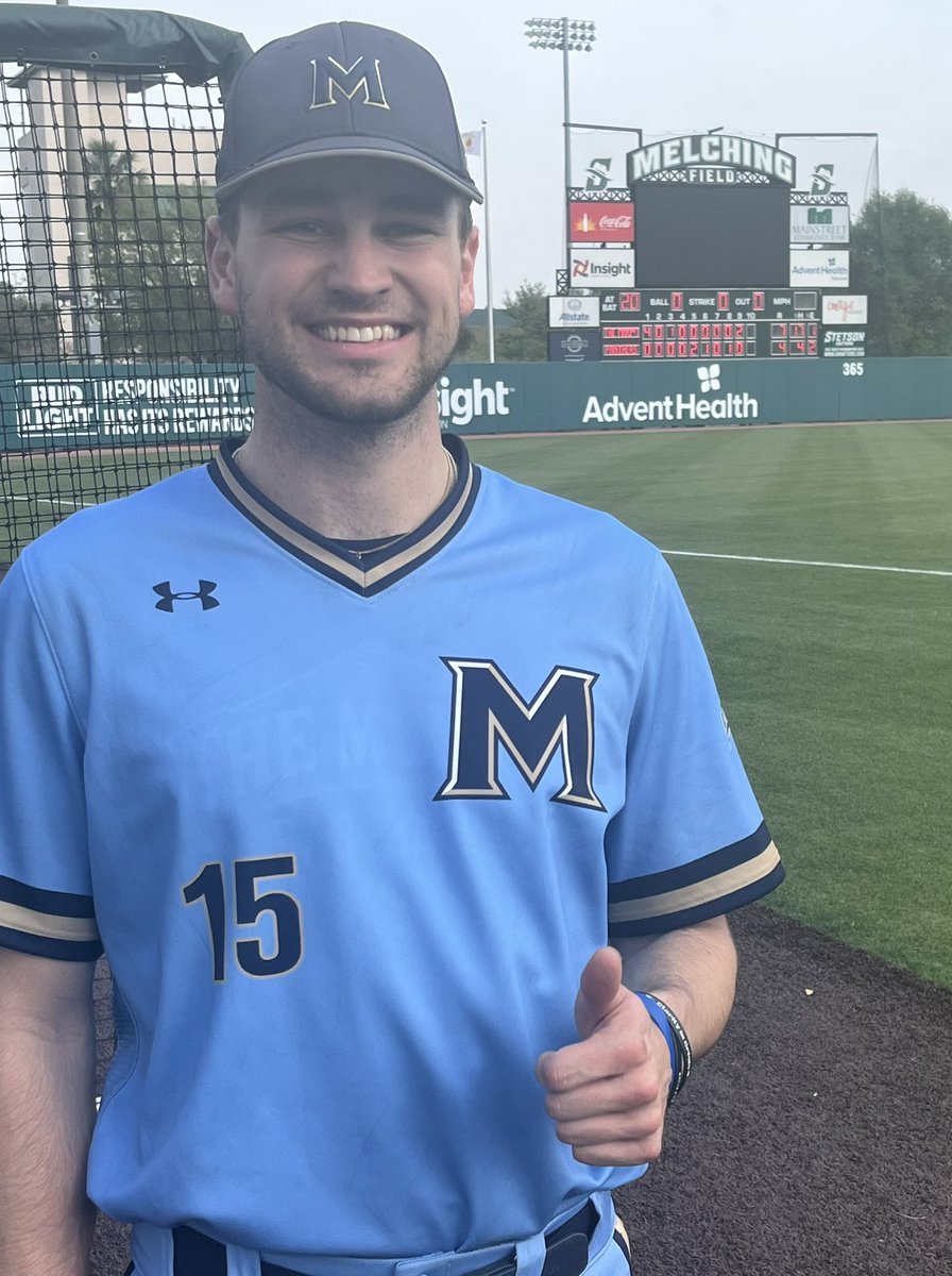 JeanneAdams's tweet photo. Check out this guy! Got a 7-4 win over #PittBaseball in Florida. His season is starting well - 2-0 against good teams! @Mount_BSB @SJC_Baseball
#RHP #ThrowingFire https://t.co/2c1AVsGL0F