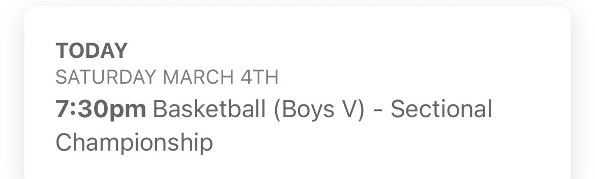Bull Dogs play for a sectional title tonight against Whiteland at 7:30 and we need a packed Dog Pound!  Let’s go Dogs!
⁦<a href="/cnhssuperfans/">DOG POUND 🐶</a>⁩