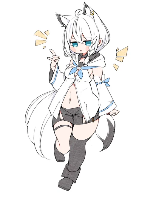 でふぉるめきーつねッ #絵フブキ 