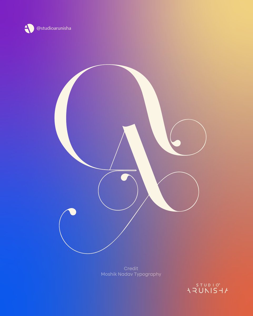 studioarunisha's tweet image. Behold the beauty of Glyphs, the building blocks of typography that hold the key to unlocking the secrets of design! 🤩🖋️🔍 

#StudioArunisha #visualdesignstudio #art #typography #typographicposter #graphicdesign #Glyphs #ArtOfType #CreativeExpressions #DesignInspiration