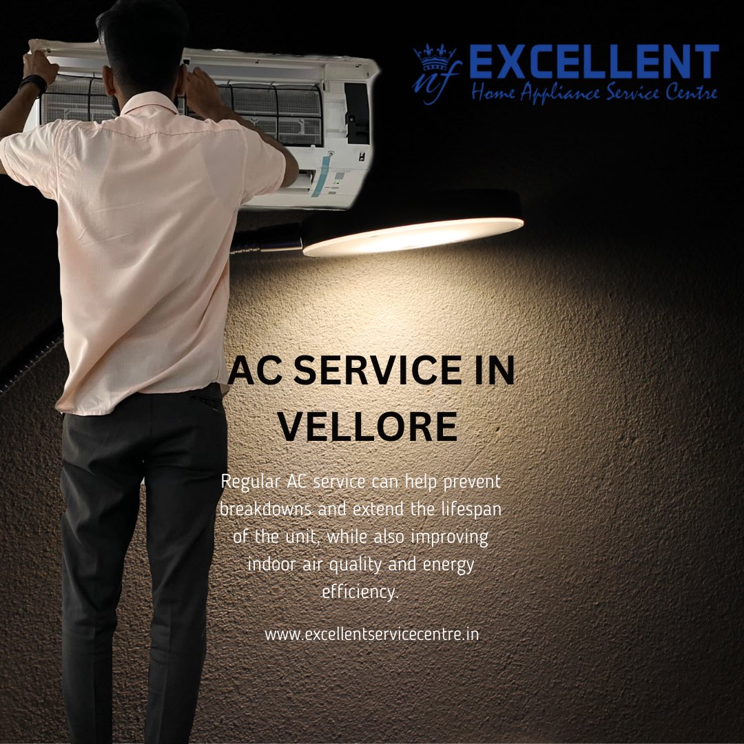 AC service refers to the maintenance and repair of air conditioning systems to ensu

#acrepair #acservices #acinstallation #acgas #RefrigeratorRepair #washingmachine #WashingMachineRepair #chimneycleaning #chimneyrepair #geyserinstallation #geyserrepair #excellentservice #Vellore