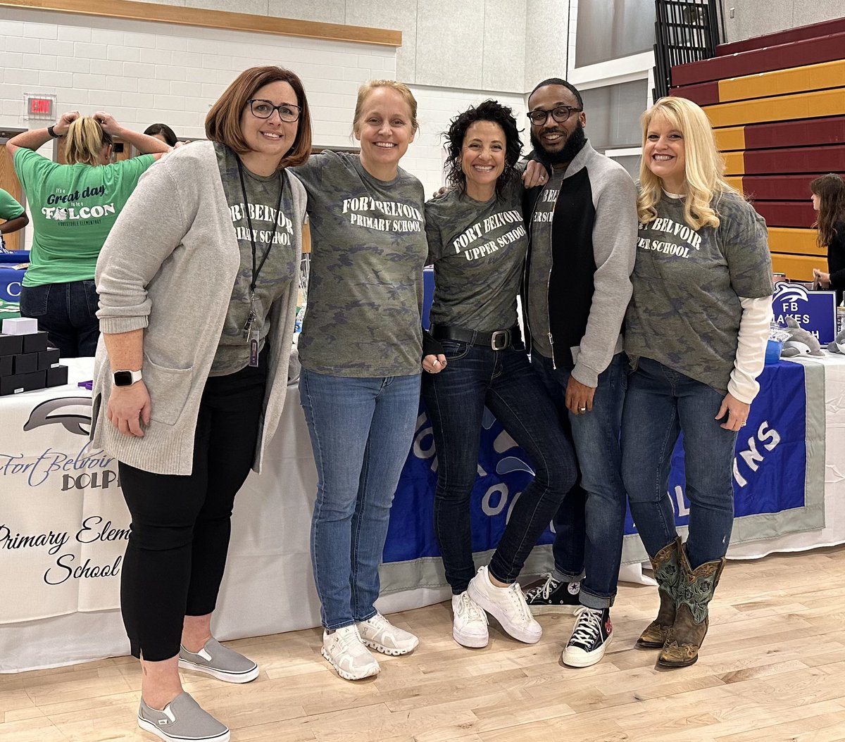 The Fort Belvoir Elementary Campus admin team is ready to meet awesome potential teachers today at the FCPS Job Fair at Oakton HS!  Come see us!!  <a href="/fcpsnews/">Fairfax Schools 🌟</a> <a href="/FCPSR3/">FCPS Region 3</a>