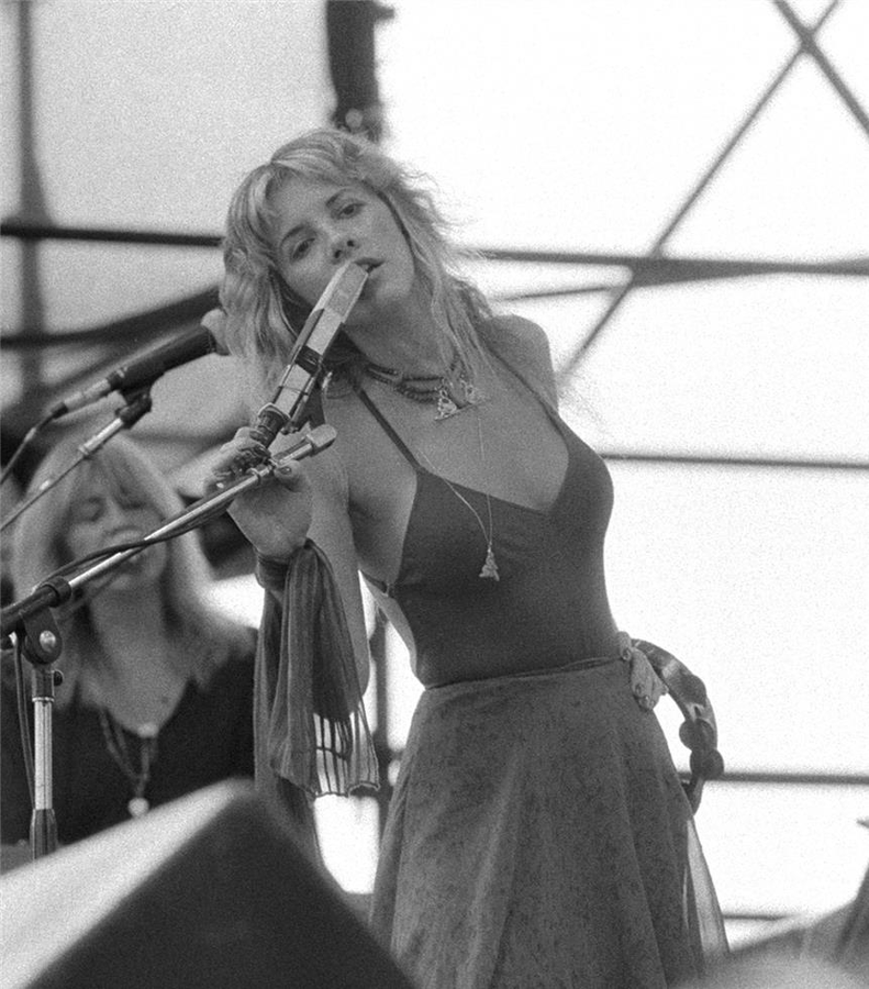 Stevie Nicks at JFK Stadium, Philadelphia, 1978. Photo by Steve Joester
