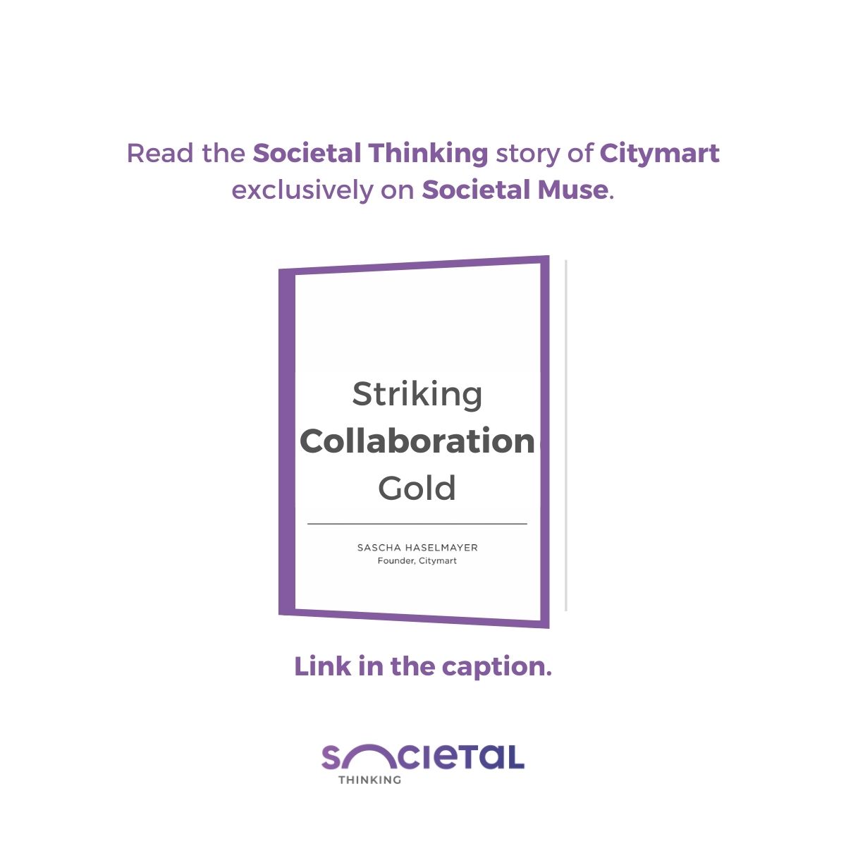Read the Societal Thinking story of @CitymartTeam exclusively on Societal Muse here:
bit.ly/smtcmart

#societalmuse #findyourmuse #societalthinking #socialimpact #socialinnovation #collaboration