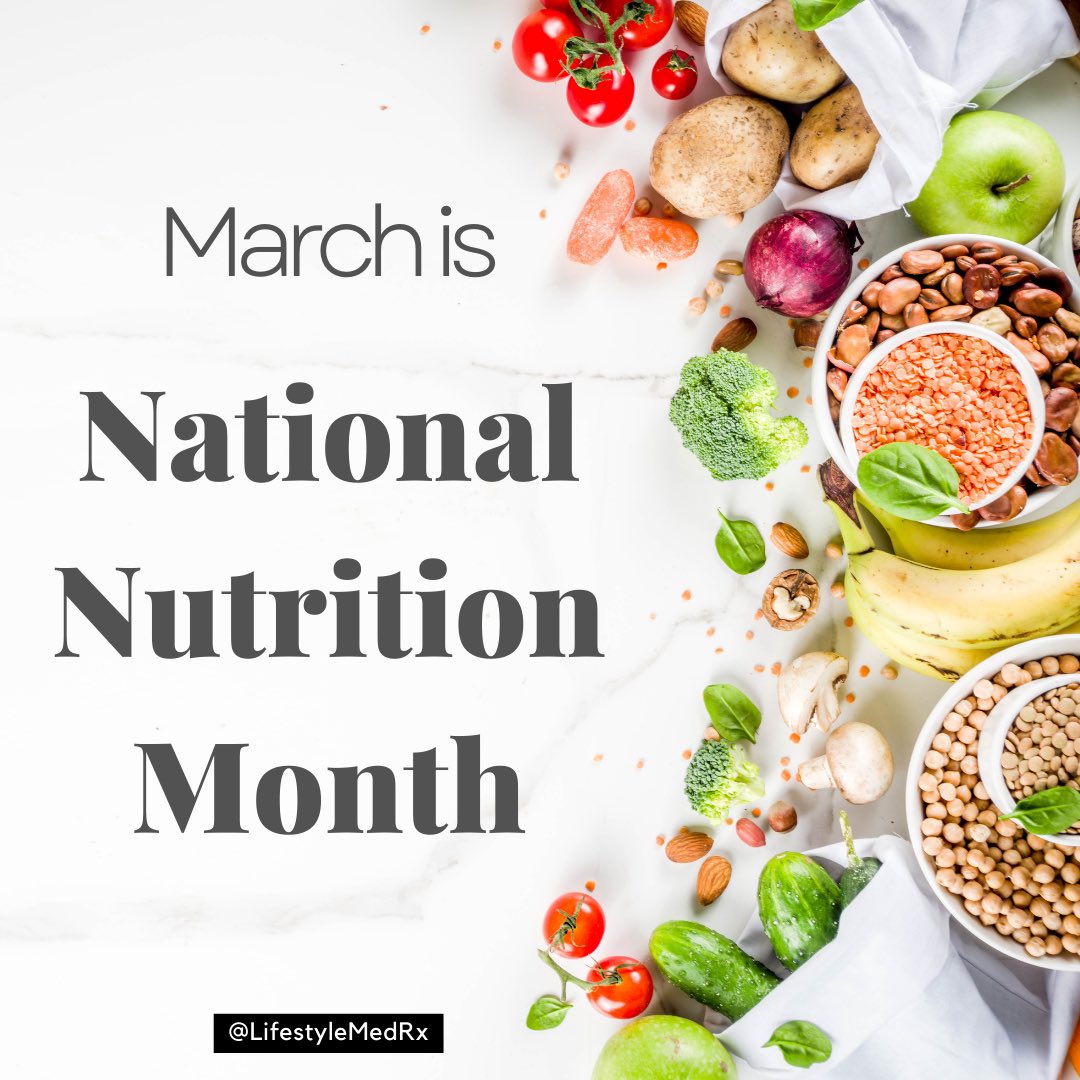 March is #NationalNutritionMonth, which means I’ll be sharing lots of info on nutrition and specifically regarding a whole food, plant-based (#WFPB) eating pattern! Follow along to learn more.