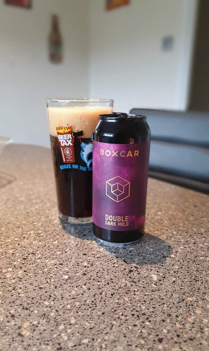 Lovely strong mild @boxcar_brewery 🍻
#weekend #saturdaylunch #beer