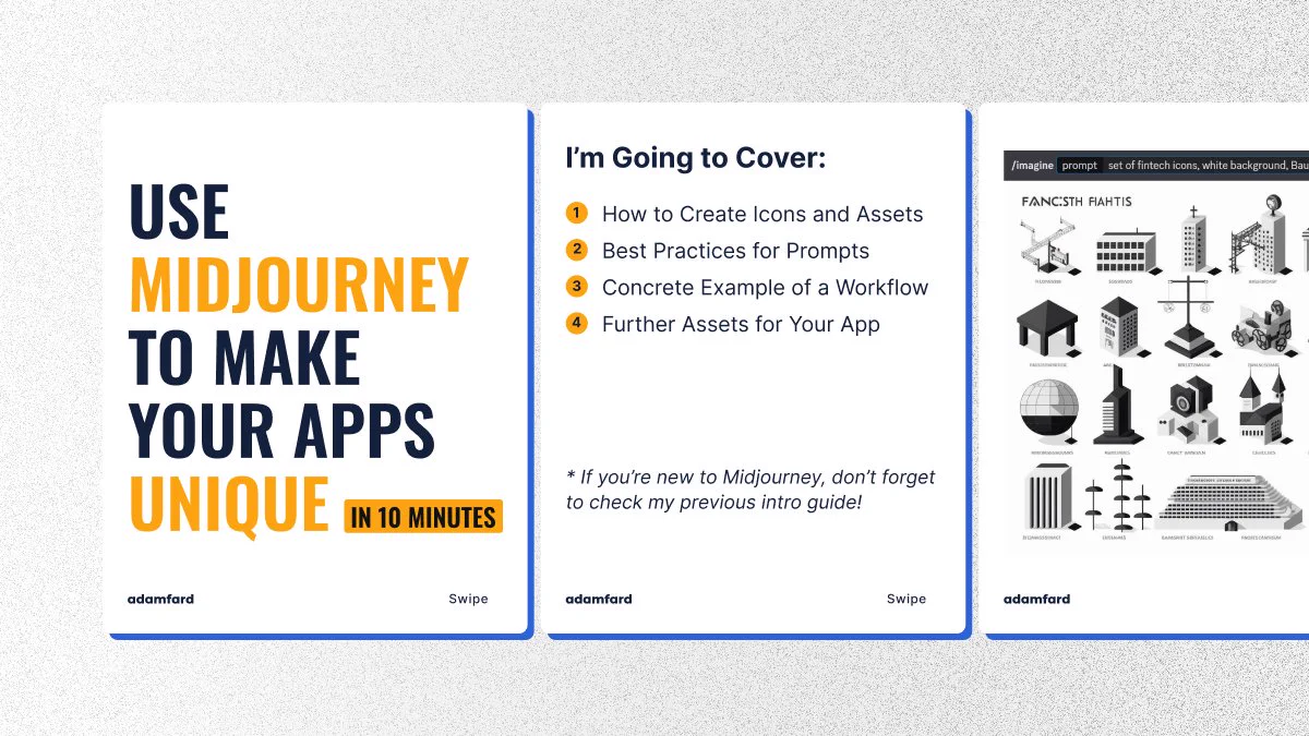 Midjourney AI App Design