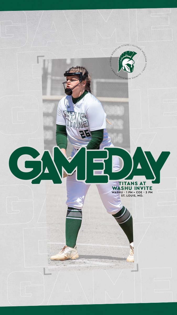 🟢 G A M E D A Y 🟢

🥎 WashU Invite
📍 St. Louis, Mo. 
💻📊 iwusports.com/coverage

#TGOE #Limitless #d3sb