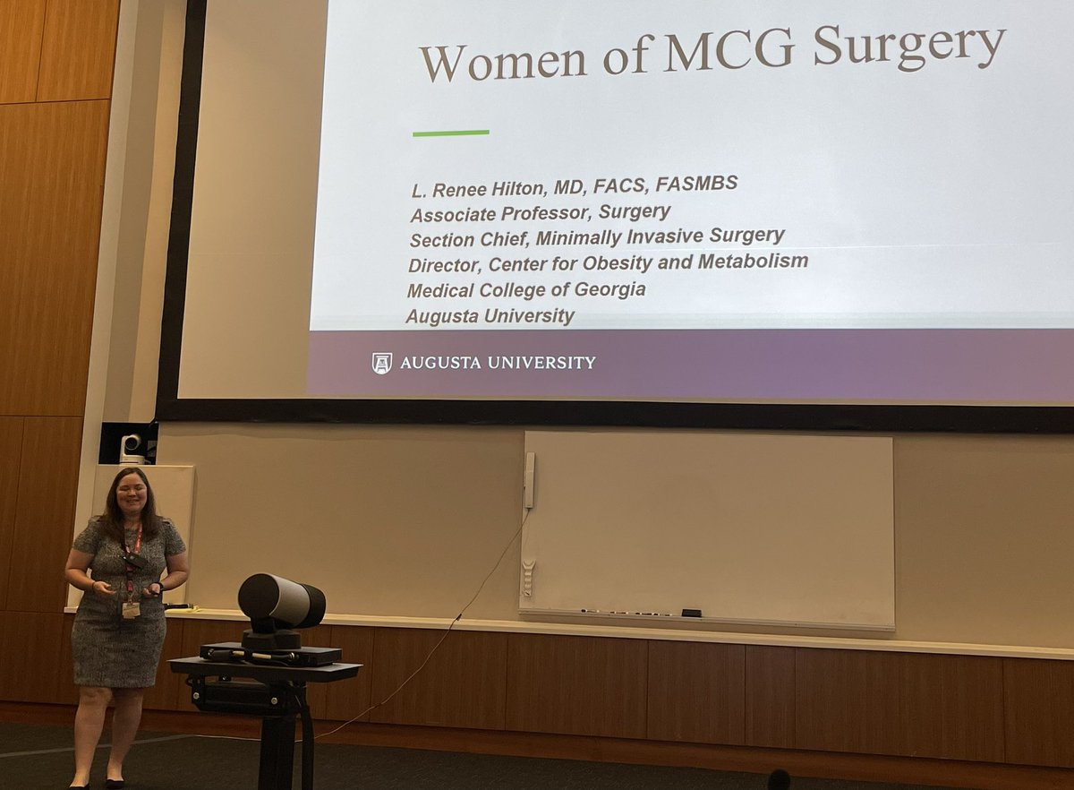Dr. Aaron Bolduc (@draaronbolduc) on Twitter photo Dr. Renee Hilton gets <a href="/moretzsociety/">MCG_Moretz</a> started this morning with an excellent presentation on the history of the female surgeons who have trained and worked at MCG. <a href="/MCG_Surgery/">MCG Surgery</a> <a href="/reneehilton30/">Renee Hilton, M.D.</a> <a href="/PMartinezMD/">Patricia Martinez Quiñones, MD PhD</a> <a href="/TaniaKArora/">Tania K. Arora, MD, FACS</a> <a href="/dr_arnold_surg/">Alicia Huff Arnold</a> Dr. Renee Hilton gets <a href="/moretzsociety/">MCG_Moretz</a> started this morning with an excellent presentation on the history of the female surgeons who have trained and worked at MCG. <a href="/MCG_Surgery/">MCG Surgery</a> <a href="/reneehilton30/">Renee Hilton, M.D.</a> <a href="/PMartinezMD/">Patricia Martinez Quiñones, MD PhD</a> <a href="/TaniaKArora/">Tania K. Arora, MD, FACS</a> <a href="/dr_arnold_surg/">Alicia Huff Arnold</a>