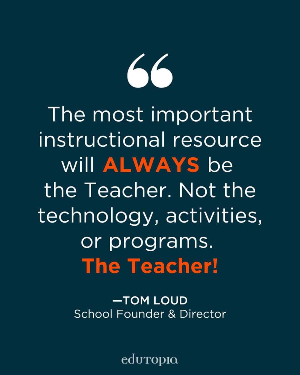 So true! 🙌
📷 @Edutopia