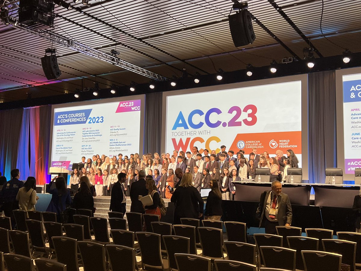 Congratulations to all the young scholars!!! #ACC23 #WCCardio #NOLA