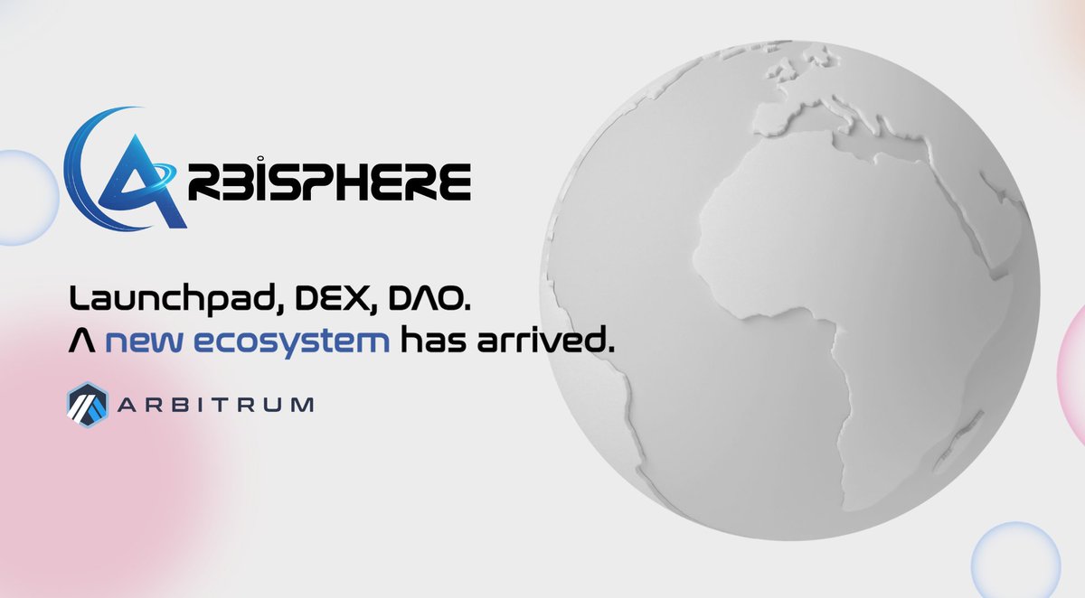Launchpad, Dex & DAO. A new ecosystem arriving on the #arbitrum network ...