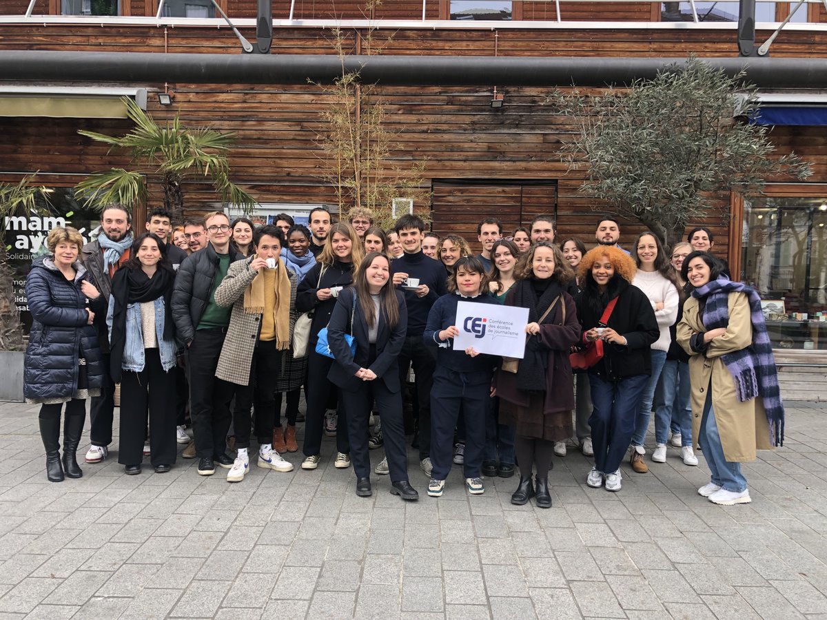 Lancement du week-end des étudiant.e.s de la #CEJ pour se projeter dans le métier à l'#Horizon2030 #EGFEJJ #journalisme