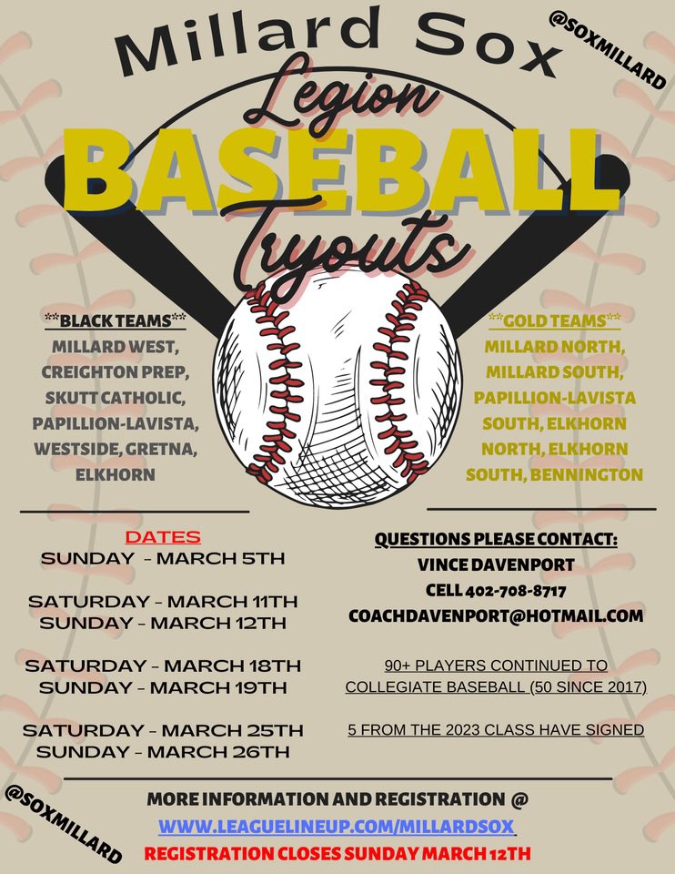 MillardSoxBaseballClub tweet media