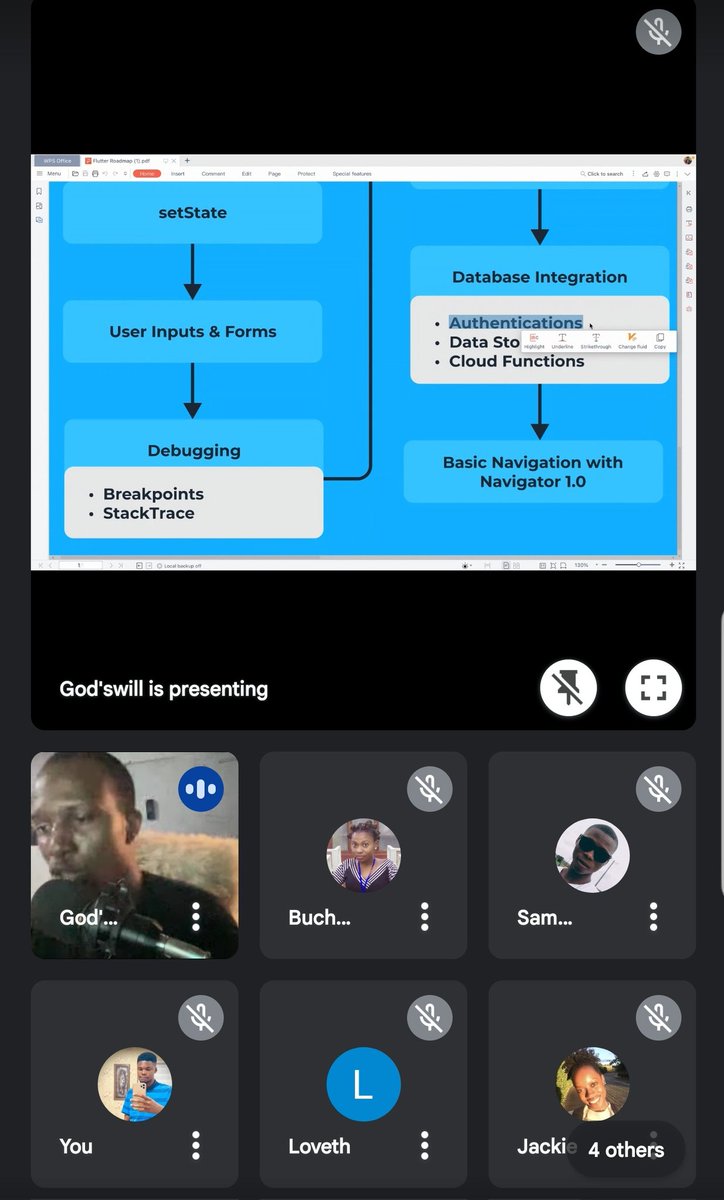 flutterInDelta's tweet image. God&apos;swill Azubike talked about the basic road map to learning flutter especially for beginners
@GdgAsaba
#flutterforward 
#FlutterForwardextendedAsaba
@GodswillAzubike