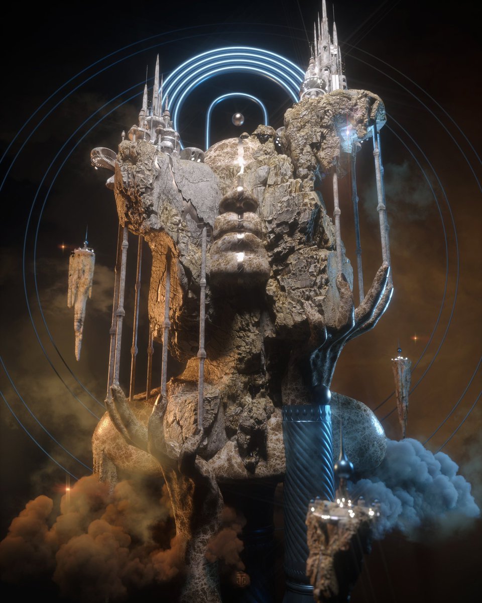 A T T O L  1
—————
#3dart #digitalart #C4D #scifiart