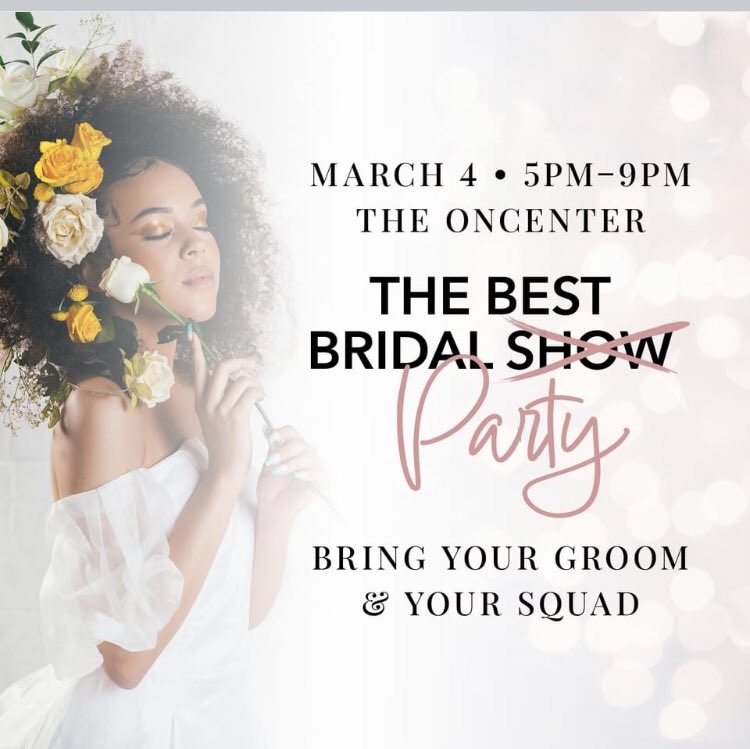 WIN A $25K WEDDING TONIGHT! !We've been planning an evening of fun and wine for brides &amp; vendors. There's still time to register! Head to our website and fill our the quick form. See you tonight! 
premierbridecny.com 
When: Saturday, 5pm-9pm 
Where:The Oncenter Syracuse