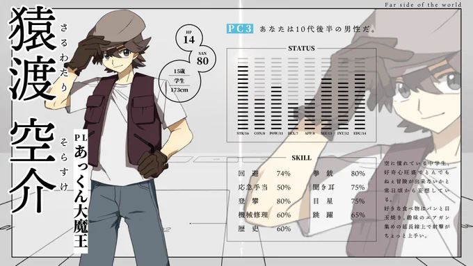 #To_かなきみ 
メチャクチャ良いシナリオだった…!
エンディング最高に良かった…!

パンと目玉焼き、あと空あれば何でもやっていけるよ!
次はパン作ってくれよな!

イラスト:まつはごさん #matsuhago 