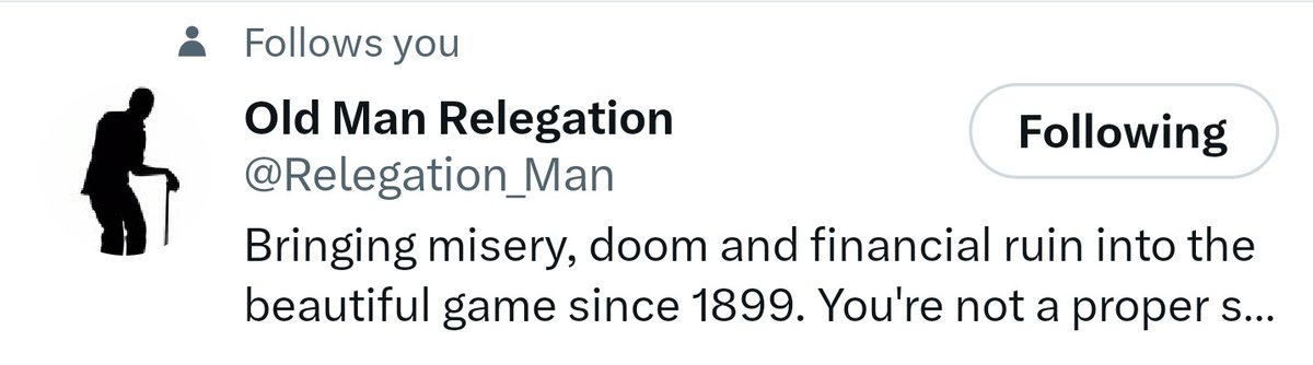 As if it wasn't bleak just looking at the <a href="/TheVanaramaNL/">#killrecky</a> table, now this. I think we've had our fair share  of your attention lately <a href="/Relegation_Man/">Old Man Relegation</a> #uti