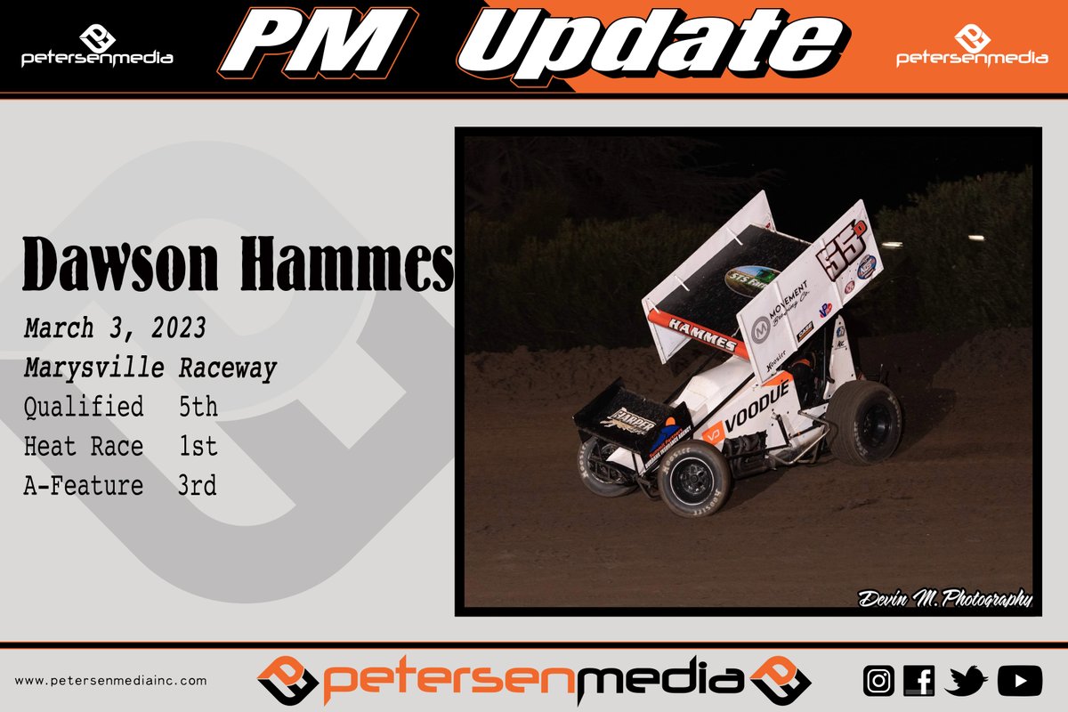 #PMUpdate 

<a href="/hammer55d/">Dawson Hammes</a>