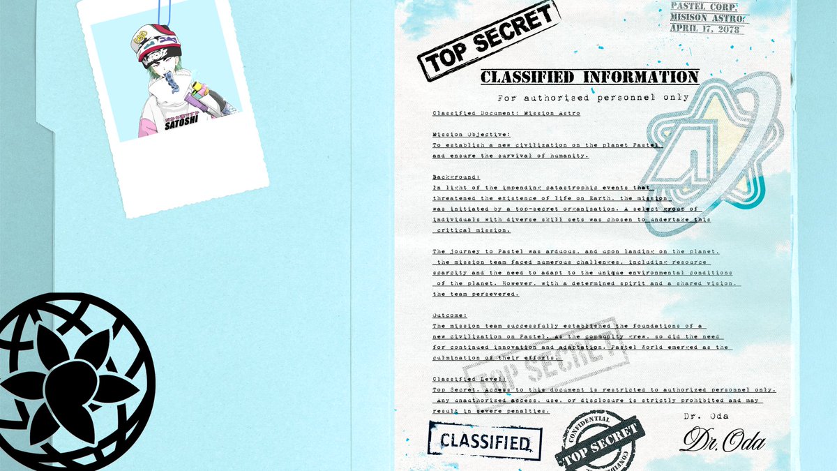 Mission Astro ;  Classified documents recently found by the Genesis Prophets 

As it turns out, they were never here alone 💫