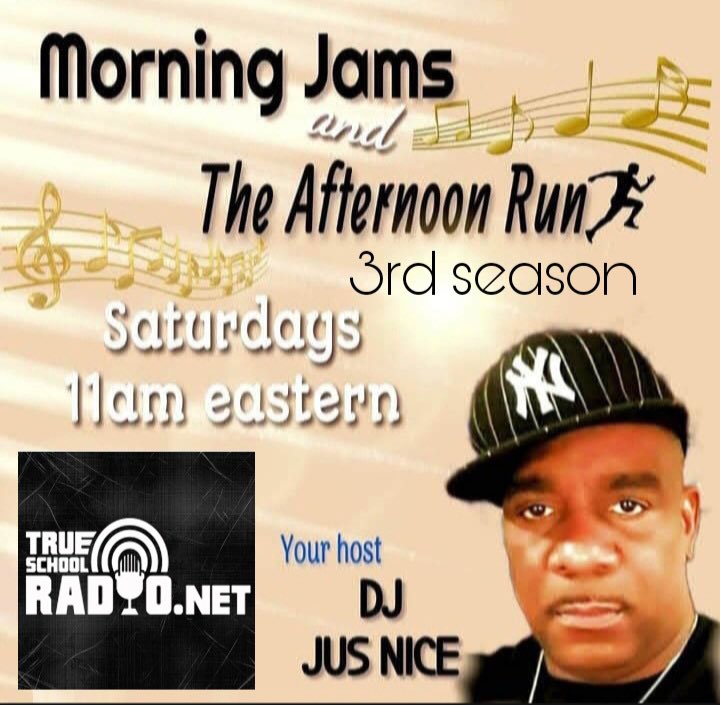 wearetrueschool's tweet photo. Morning Jams and The Afternoon Run w/ @djjusnice 2day at #11amEST on https://t.co/jnSUfhosOT https://t.co/1DUL5p3gDM