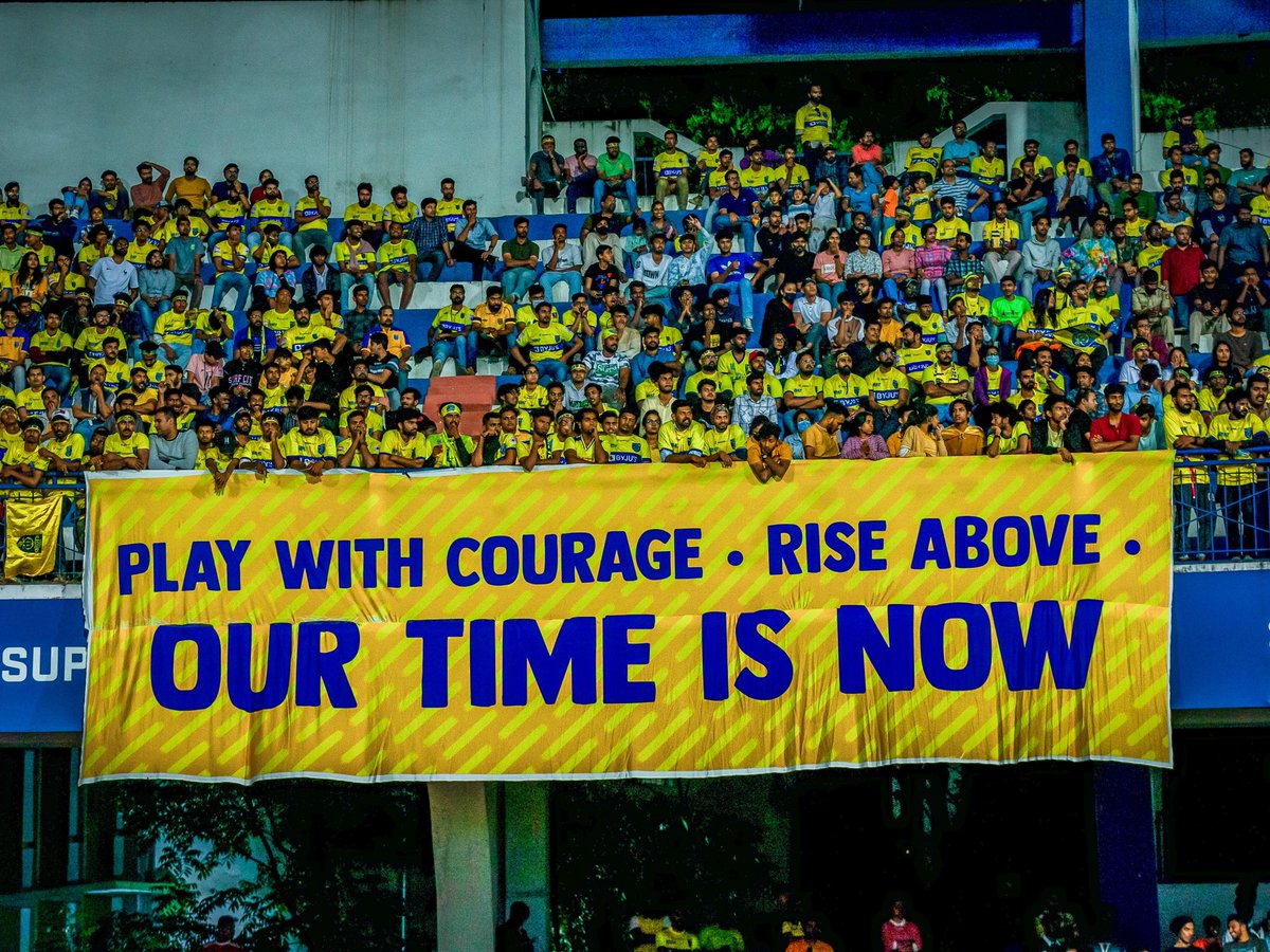 KeralaBlasters's tweet photo. 𝗧𝗵𝗿𝗼𝘂𝗴𝗵 𝗧𝗵𝗶𝗰𝗸 𝗮𝗻𝗱 𝗧𝗵𝗶𝗻 🟡

Thank you for your support, Yellow Army! 🙌

#ഒന്നായിപോരാടാം #KBFC #KeralaBlasters https://t.co/lUzbw87Urj