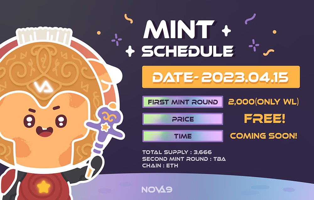 The Novana planet story will begin in April!⚡
WL x 20 alphabot.app/nova9-x-20-cr9…
More spots at discord.gg/9BNfPtuQdP