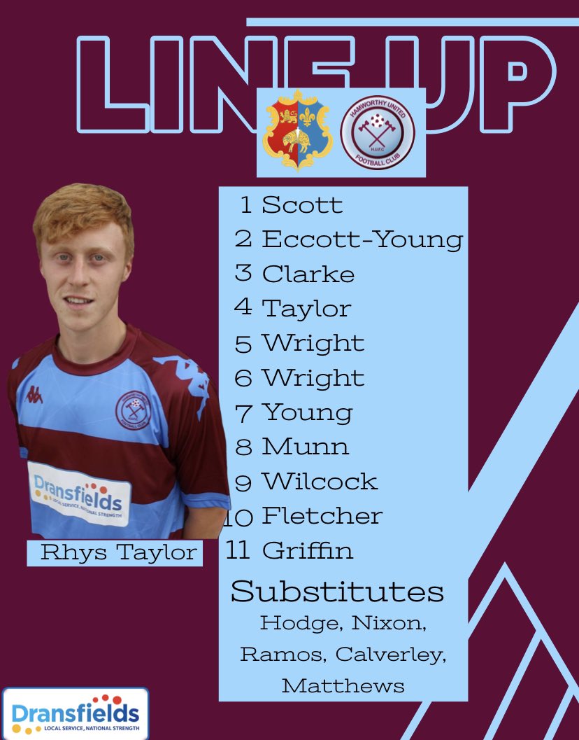Today’s Starting XI⚒