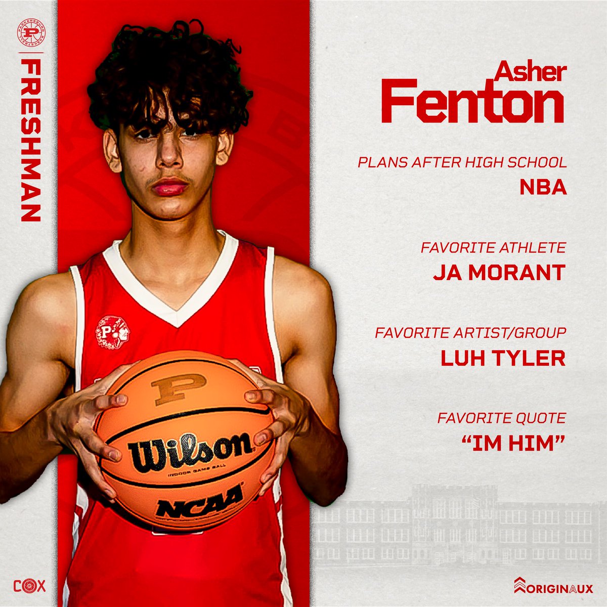 Freshman Spotlight - Asher Fenton
#GiveEverything