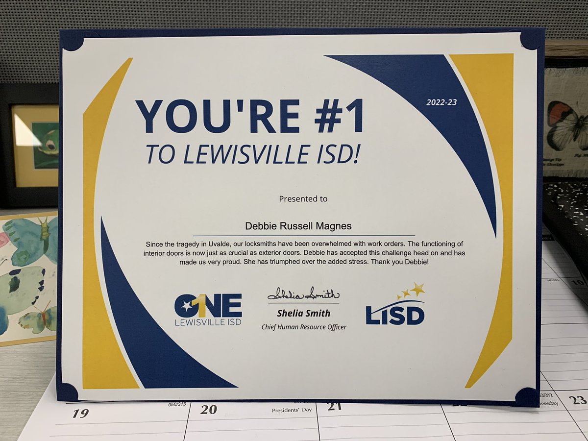 Magnes35274922's tweet photo. Very humbled and honored by recognition from @LISD_HR totally gobsmacked! Thank you so much! This was one ONEderful day!🤗 https://t.co/5ccsHIpmOW