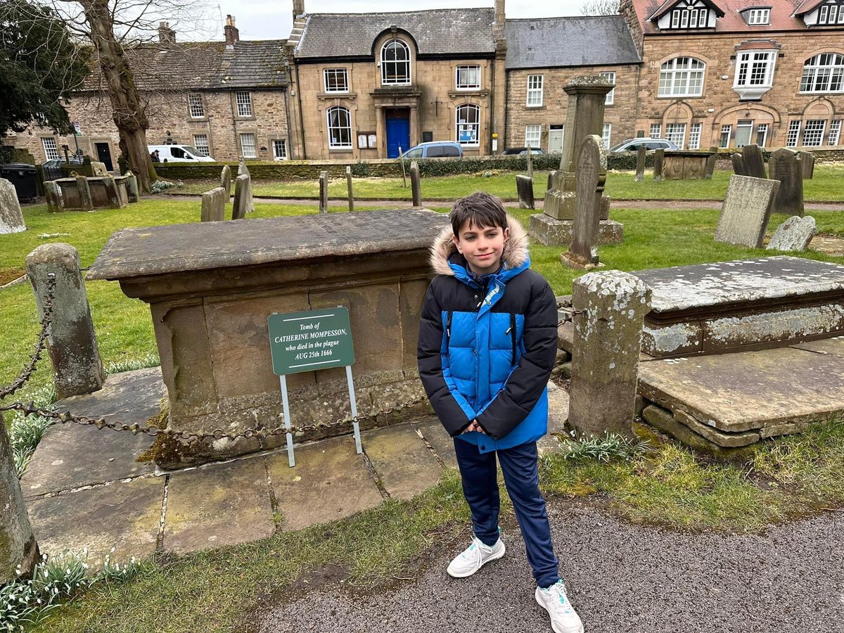 Harry wanted to find out more about the plague after learning about it this week at school, so an afternoon trip to Eyam was made! <a href="/MIssBai69392016/">MIss Bailey</a>  <a href="/stjs_staveley/">Saint Joseph's</a> <a href="/_MrsBG/">Mrs BG</a> <a href="/SteadLianne/">Mrs Stead</a>
