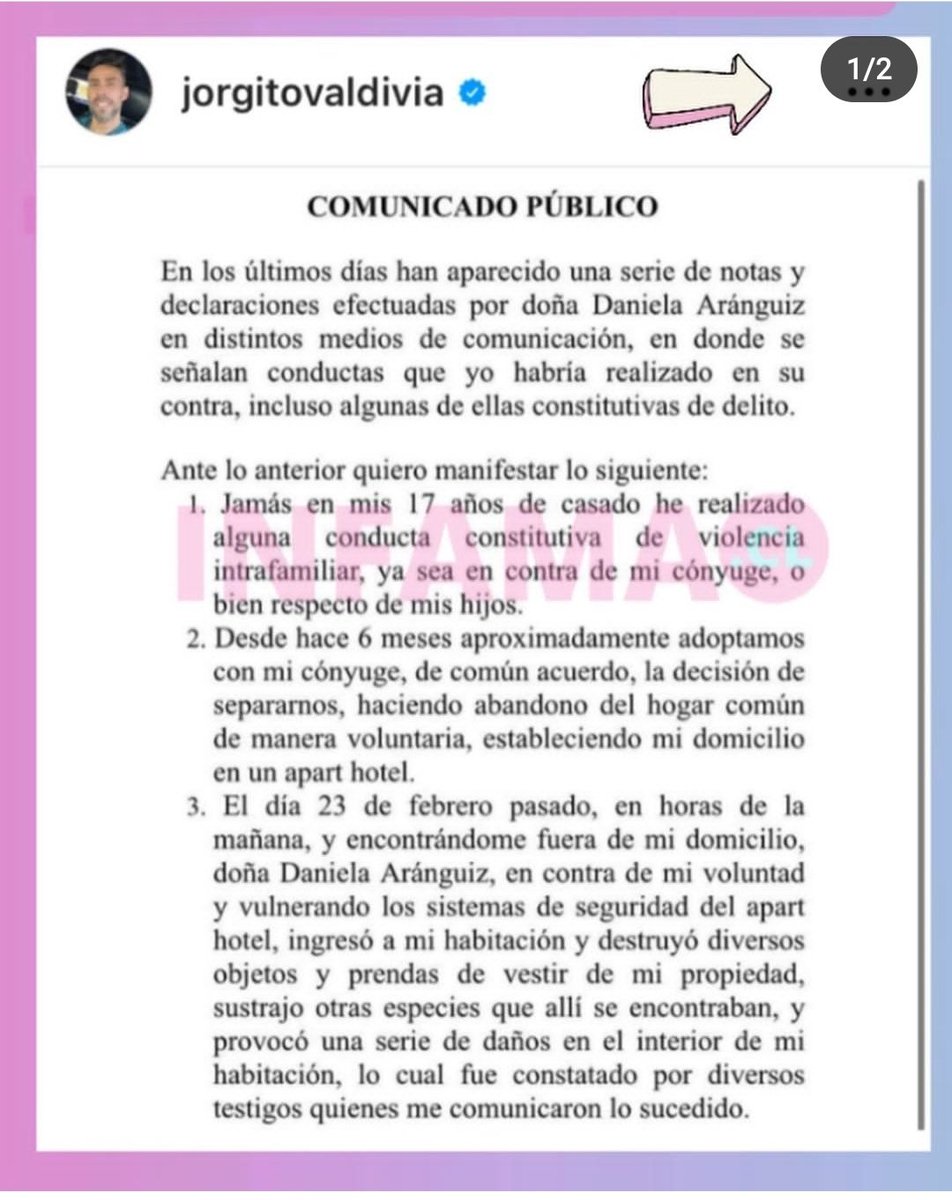 patyCAlvarez's tweet photo. Todo bien con el comunicado sobre su presente... Pero de verdad este narciso culiao dice que el ha Sido víctima d maltrato psicológico por años??? El???
Tan maltratado y con tanto terror que por eso lo ponía a diestra y siniestra...
#Vistimo https://t.co/iEZSSIQWZT
