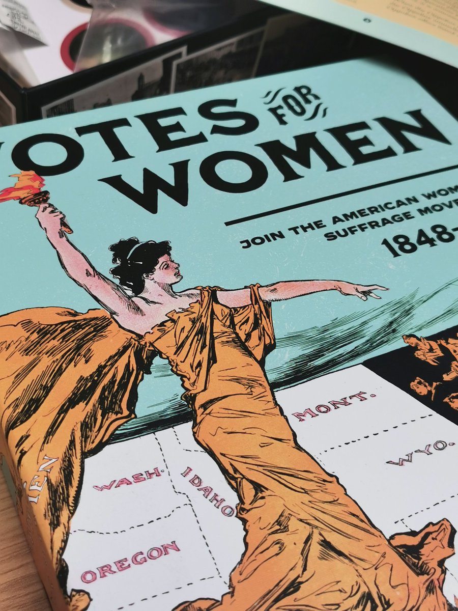 spofgamesmag's tweet photo. Playing Votes for Women at @BMYork this afternoon - very thematic, and a simplified wargame-style gameplay that suits my brain! https://t.co/5B1bEkoj07