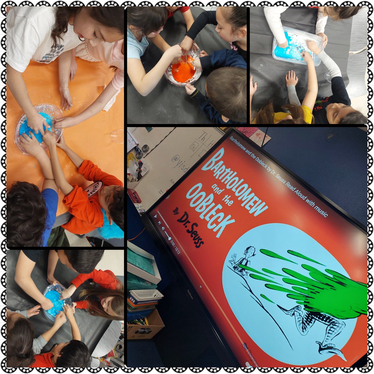 M_Ra016's tweet photo. Making Oobleck! @LancasterAztecs @nlsierra1 https://t.co/N7J3uPvZtL