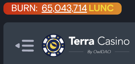 RexYellerBelly's tweet photo. Utility is what brings the chain alive and gives it purpose. Just through the use of @TerraCasino_io a massive 65m #LUNC has been burned. 
This is a true utility application that through delivering a casino and betting service burns $LUNC.
Don't burn your own LUNC, just use it! https://t.co/oYR6YAKWGR