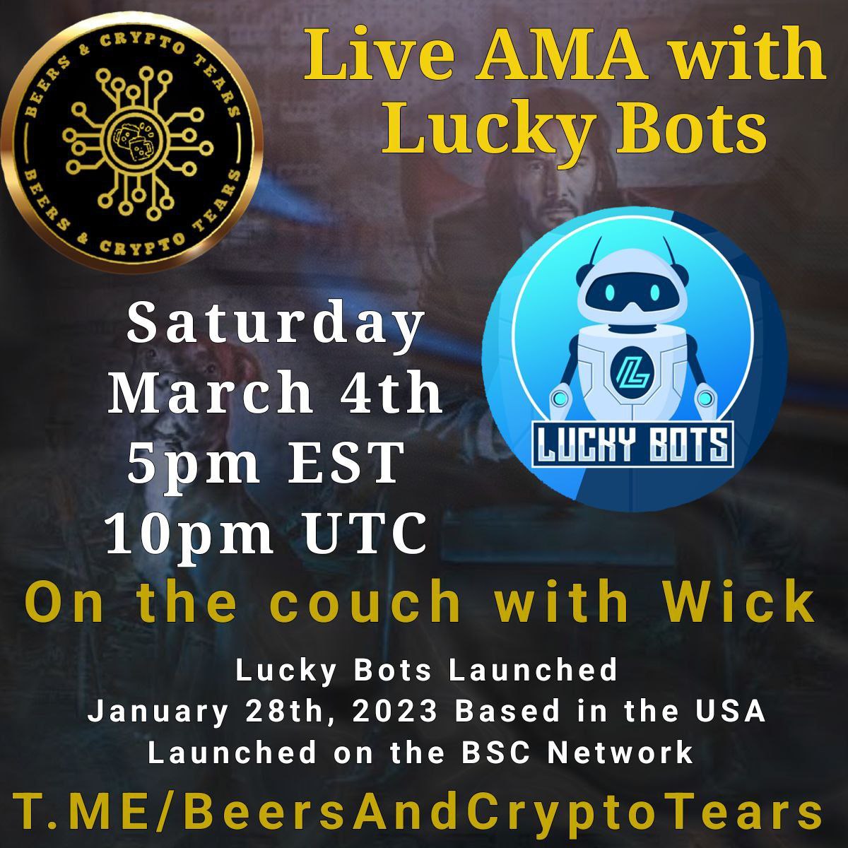 Don't miss out the AMA guys

✨Join our AMA tomorrow, Saturday, 4 March, 2200 UTC

t.me/BeersAndCrypto…