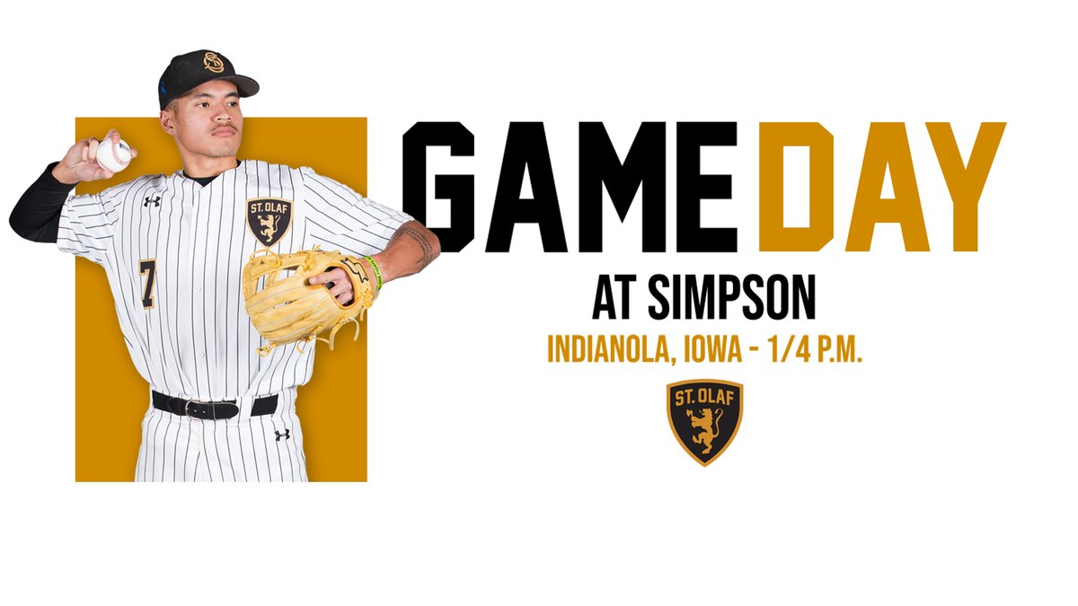 The wait is over - opening day is finally here!

VIDEO/STATS: athletics.stolaf.edu/coverage

#UmYahYah | #OlePride | #d3baseball