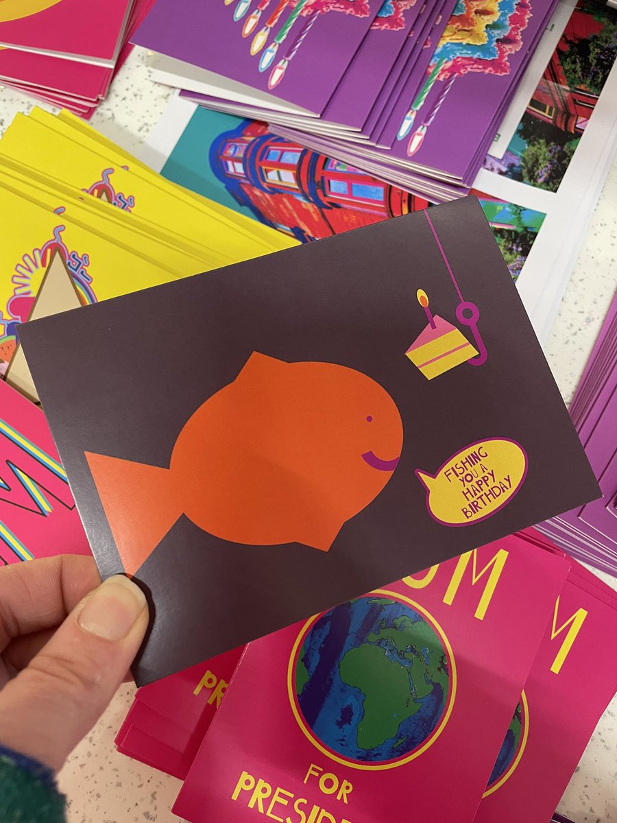 PaintsPylons's tweet photo. Love this cute fish #birthday card that has just arrived. I think his name is Brian 😂

https://t.co/BjpfKcItjO

#HappyBirthday #new #paintspylons #greetingscard https://t.co/CWcn29McZe