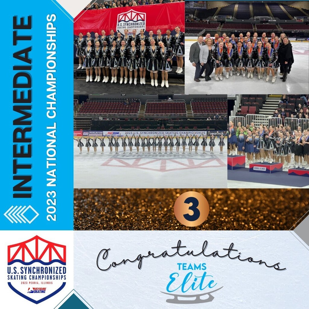 Congrats TE Intermediate for their 3rd place finish at Nationals! We loved watching all of your moves this season. 💙♟💙 
#synchronizedskating #usfigureskating #nbparks #synchroskating #ussynchrochamps